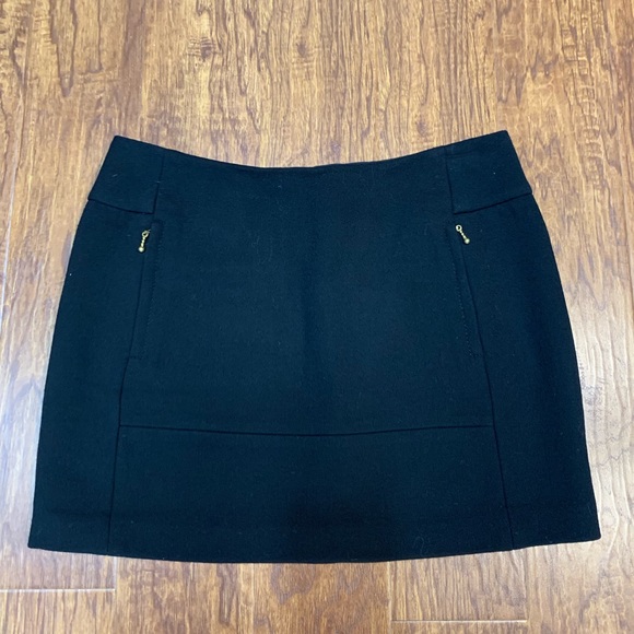 Anthropologie Dresses & Skirts - Anthropologie Leifsdottir black zipper mini skirt